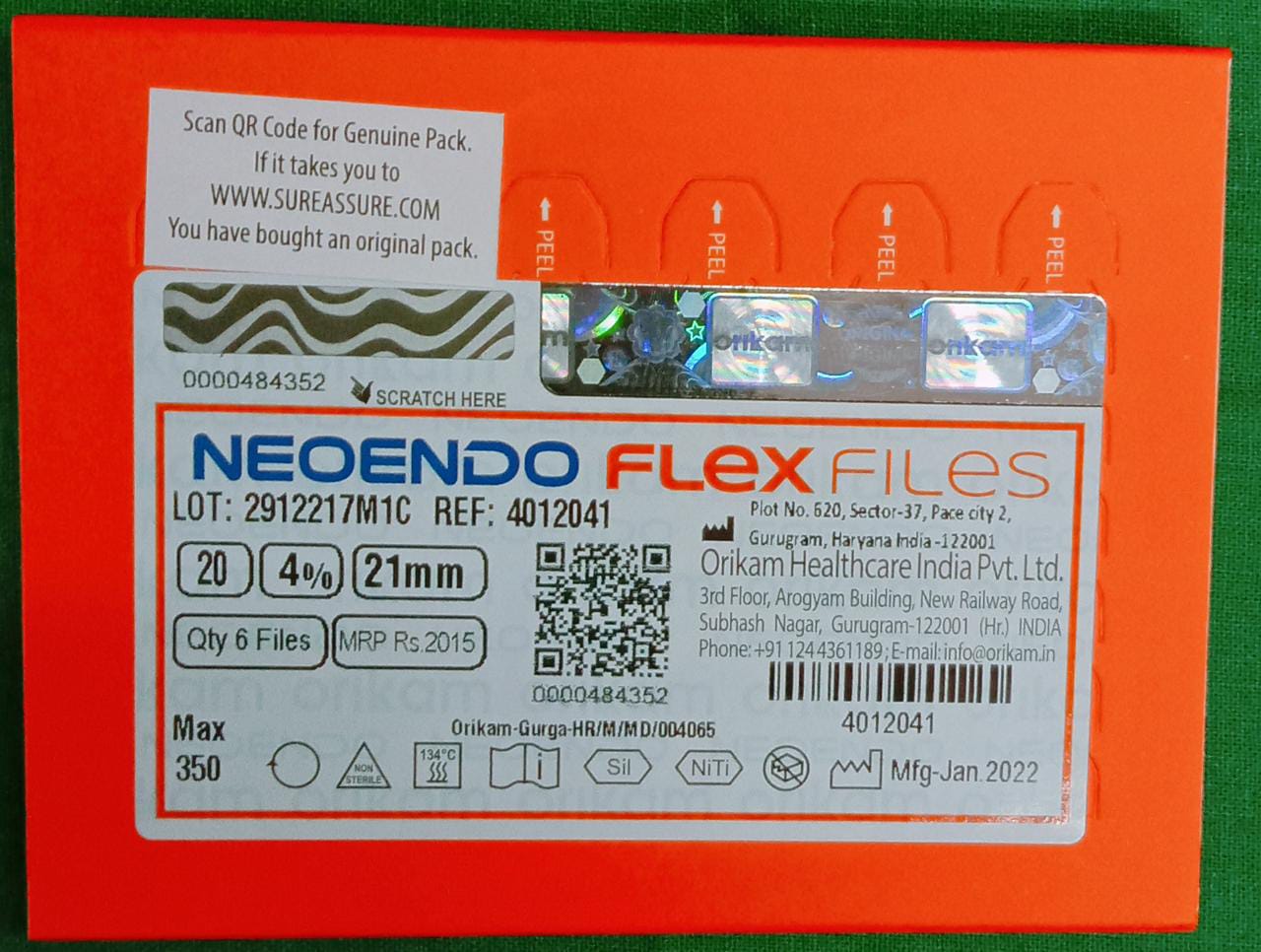 Neoendo Flexi Files 20-4-21mm